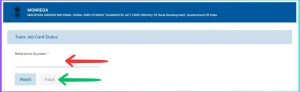 Nrega job card status check online